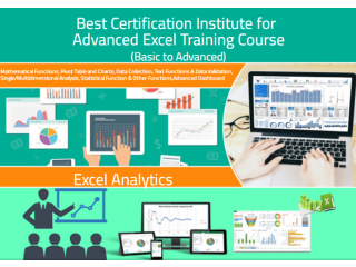 Microsoft Excel Institute in New Delhi, Ghaziabad, SLA Analytics Classes, VBA, SQL, Power BI, Python Training,